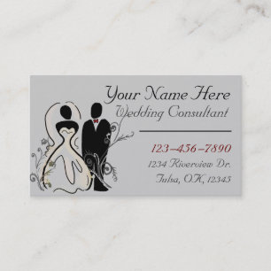 Wedding Planner customisable business card