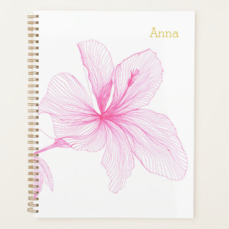 Wedding planner, elegant, pink floral, vintage planner