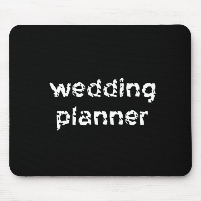 Wedding Planner Mouse Mat (Front)