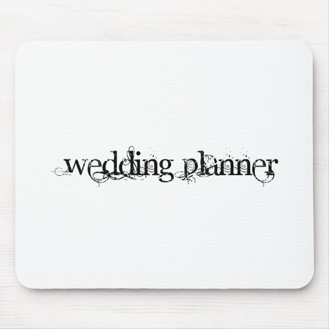 Wedding Planner Mouse Mat (Front)