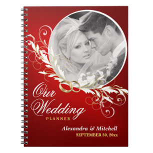 Wedding Planner or Guestbook with Custom Photo Notebook