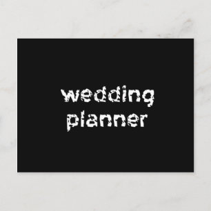 Wedding Planner Postcard