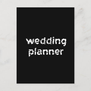 Wedding Planner Postcard