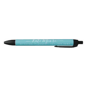 Wedding Planner Promotional Black Ink Pen