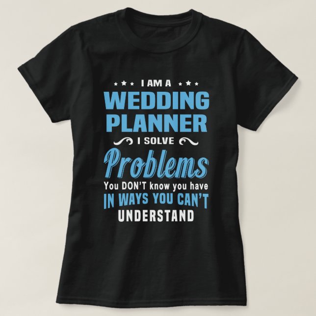 Wedding Planner T-Shirt (Design Front)