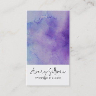 Wedding Planner Watercolor Business Card