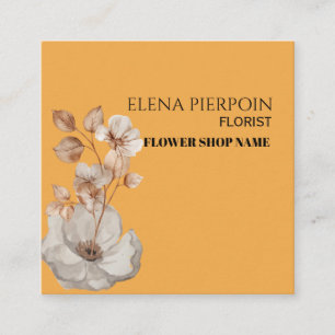 wedding planners and artisanal shops square business card