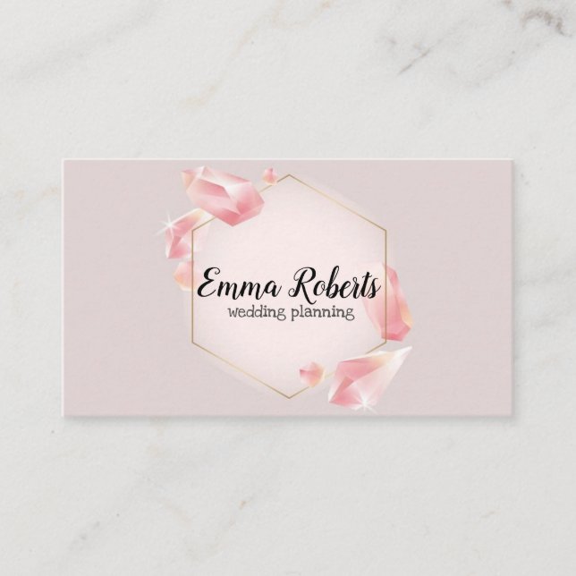 Wedding Planning Business card (Front)