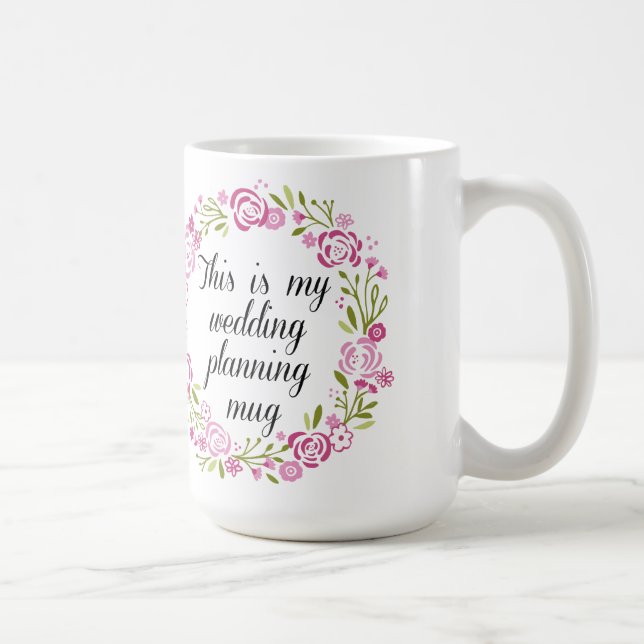 wedding planning coffee mug (Right)