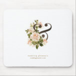 Wedding Planning Romantic Peach Rose Ampersand Mouse Mat<br><div class="desc">Wedding Planning Romantic Peach Rose Ampersand Mouse Pad - Wedding Planners romantic soft peach blush roses design</div>
