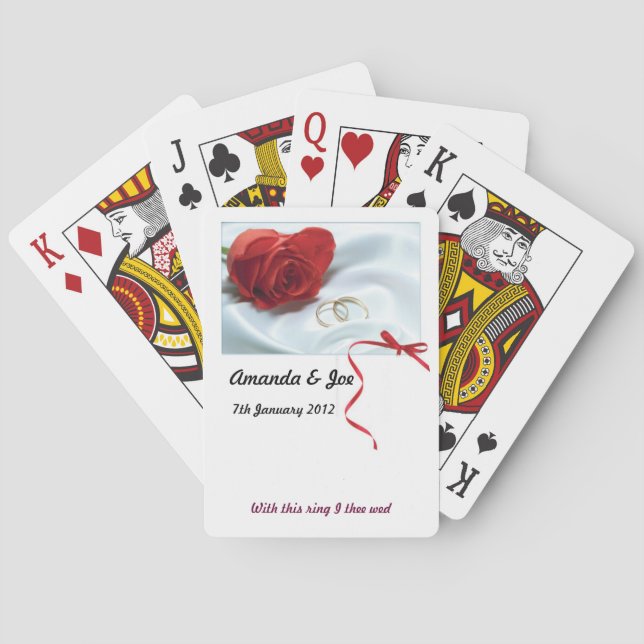 Wedding playing Cards (Back)