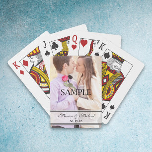 Wedding Playing Cards with Photo
