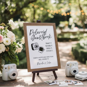 Wedding Polaroid Photo Guest Book