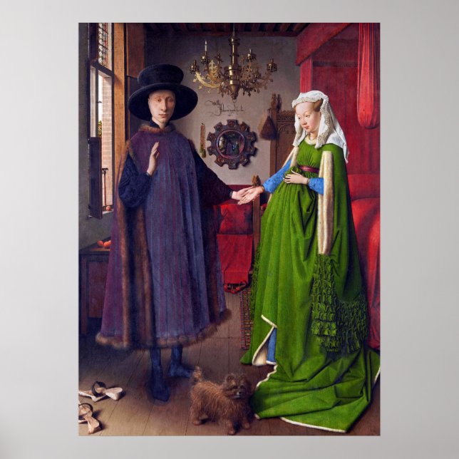 Wedding Portrait by Jan Van Eyck - Poster Art (Front)