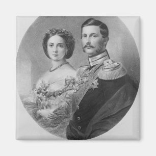 Wedding Portrait of Their Royal Highnesses Magnet