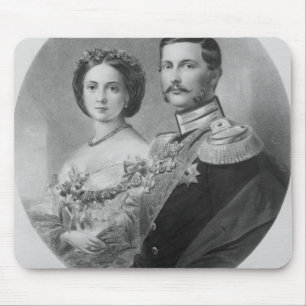 Wedding Portrait of Their Royal Highnesses Mouse Mat