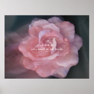 wedding poster downloadable with I Do poem