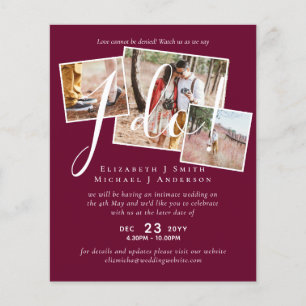 Wedding Postponement Change of Date Reception