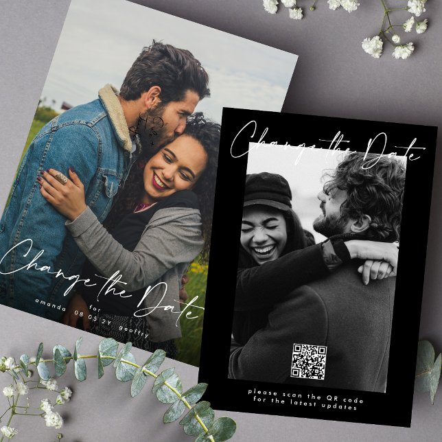 Wedding Postponement Change the Date QR CODE Save The Date (Creator Uploaded)