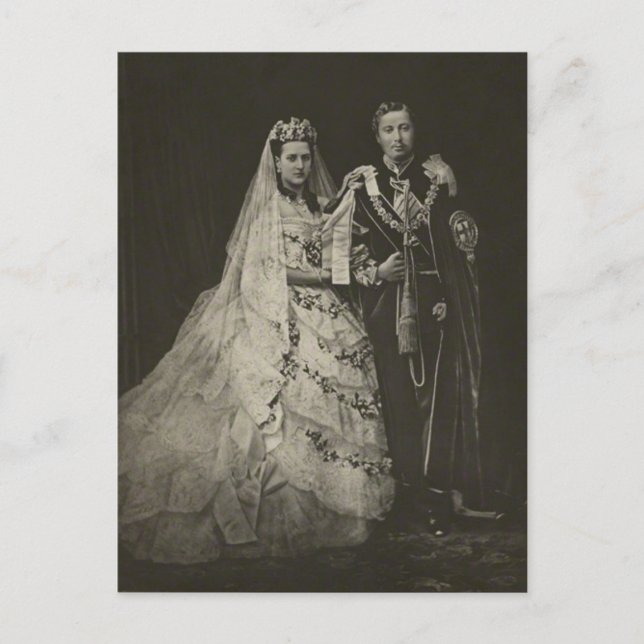 Wedding PRINCESS ALEXANDRA of Denmark #006UK Postcard (Front)