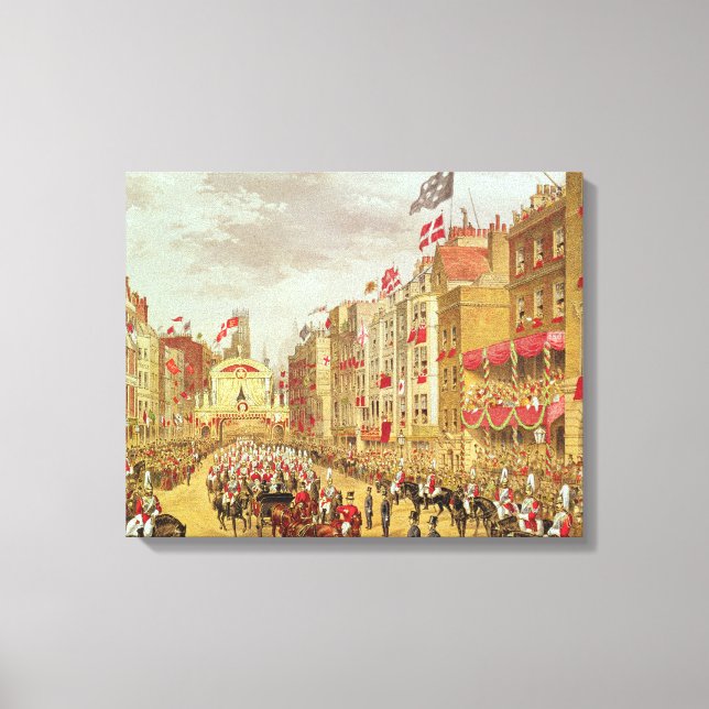 Wedding Procession of Edward, Prince of Wales Canvas Print (Front)