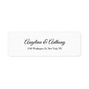 Wedding Professional Creative Script Black White