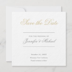 Wedding Professional Minimalist Invitation