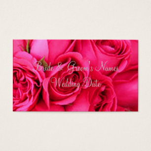 Wedding Profile Card Templates