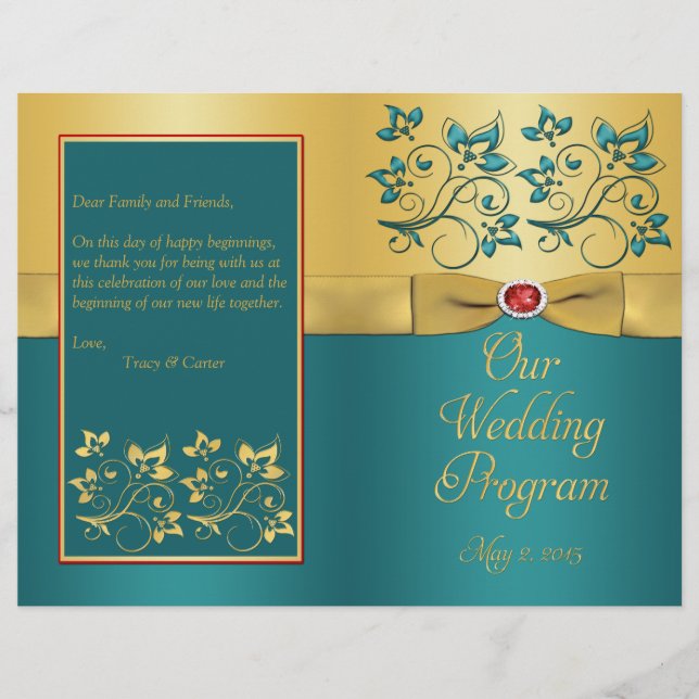 Wedding Program (Front)