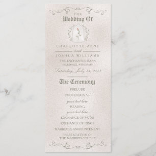 WEDDING PROGRAM   Elegant Rose of Beauty Programme