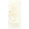 Wedding Program Ivory Gold Floral Elegant Swirl