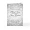 Wedding Program Silver Winter Wonderland Sparkle