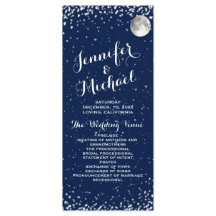 Wedding Program | Starry Night