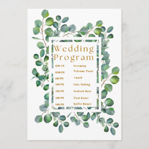 Wedding Programs Programme