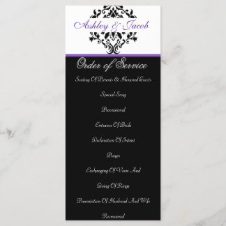 Wedding Programs Programme