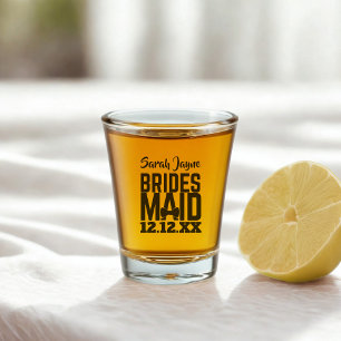 Wedding Proposal Bridesmaid Favor Shot Glass
