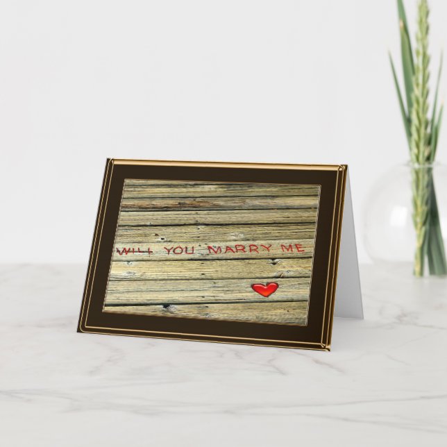 Wedding Proposal Card (Front)