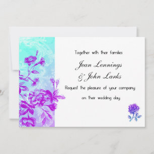 Wedding (purple) Invitation