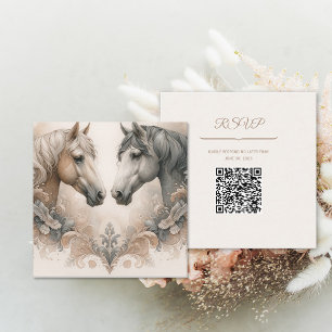 Wedding QR Code Enclosure Card