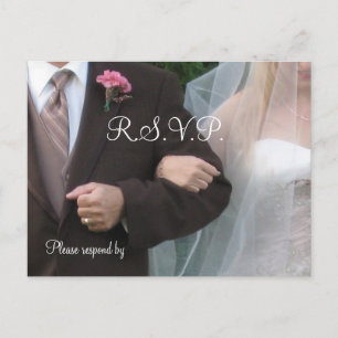 Wedding R.S.V.P. Invitation Postcard