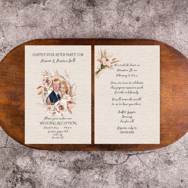 Wedding Reception After Party Celebration Card (Creator Uploaded)