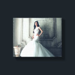 Wedding Reception Bridal Portrait Display Keepsake Canvas Print<br><div class="desc">"It's a Southern thing!" Bridal portraits are so beautiful, such a gorgeous keepsake, and when you put them on display at the reception, they're a wonderful focal point! Grab your favourite photo from your Bridal Portrait session, upload it here, and send it to print - easy and done! Your stunning...</div>