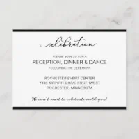 Reception card deals