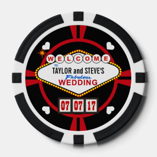 Wedding Reception Drink Tokens Vegas Casino Style