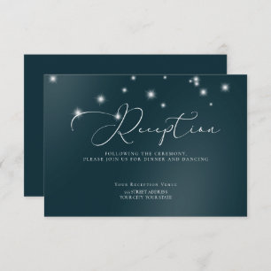 Wedding Reception   Elegant Driftwood Tulle Arbor Invitation