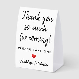 Wedding Reception Favors Chic Simple Minimalist