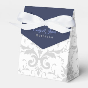 Wedding Reception Favour Boxes Silver Coronation
