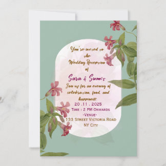 Wedding Reception Invitations 