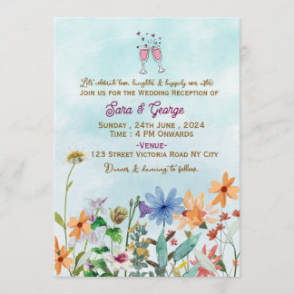 Wedding Reception  Invitations 