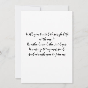 Wedding Reception Invitations